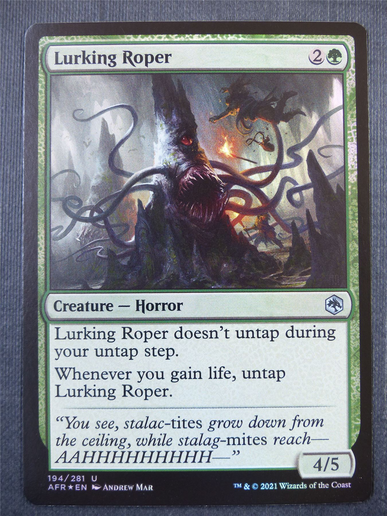 Lurking Roper Foil - Mtg Card #3MW