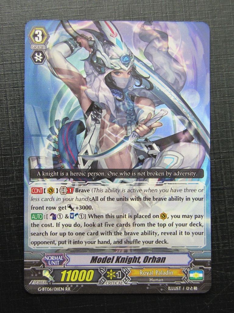 Vanguard Cards: KNIGHT OF REFORM, PIR G-BT04 RR # 19J48