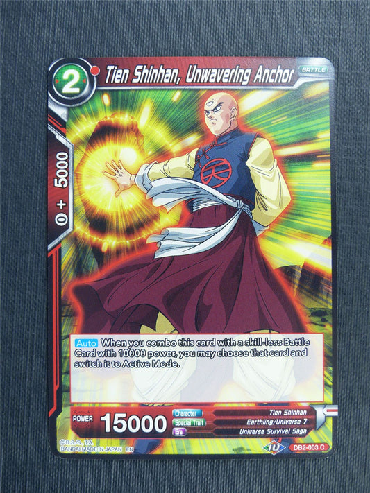 Tien Shinhan Unwavering Anchor - DB2 Dragon Ball Super Card