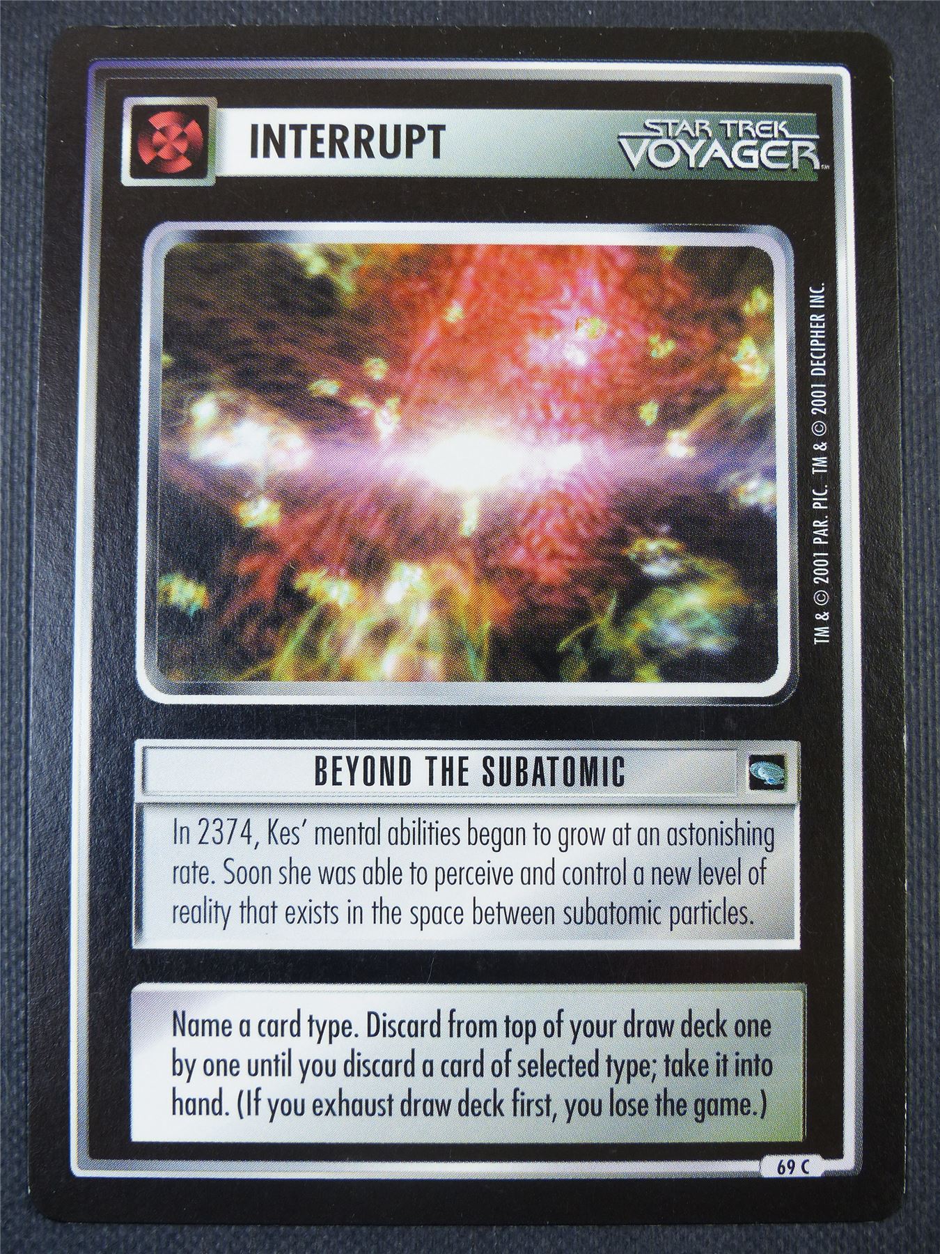 Beyond the Subatomic - Voyager - Star Trek Card #67P