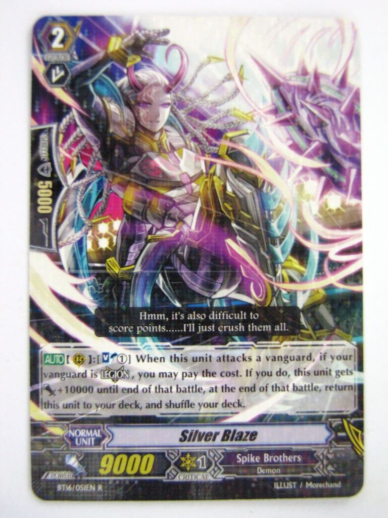 Vanguard Cards: SILVER BLAZE B T16 R # 12E6