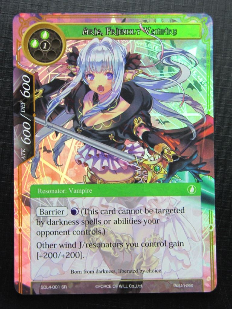 Force of Will Cards: ARIA FRIENDLY VAMPIRE SR FOIL # 26H2