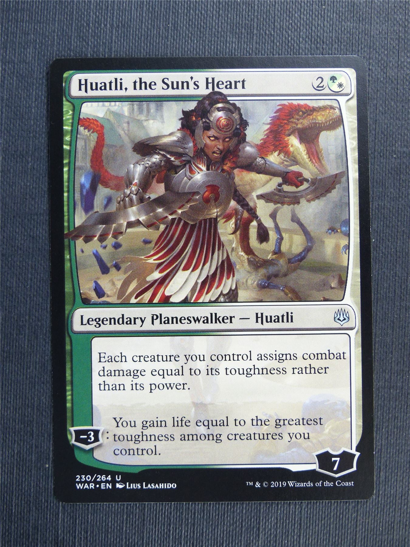 Huatli the Sun's Heart - Mtg Magic Cards #3BP