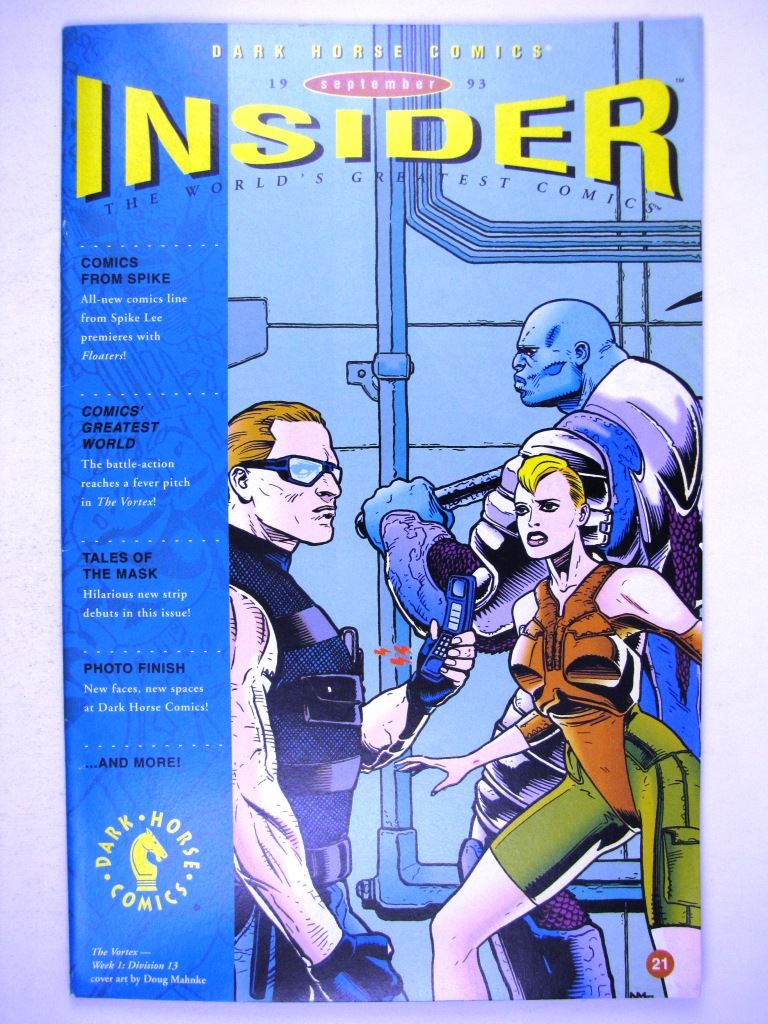 Dark Horse Comics: INSIDER SEPTEMBER 1993 # 21E56