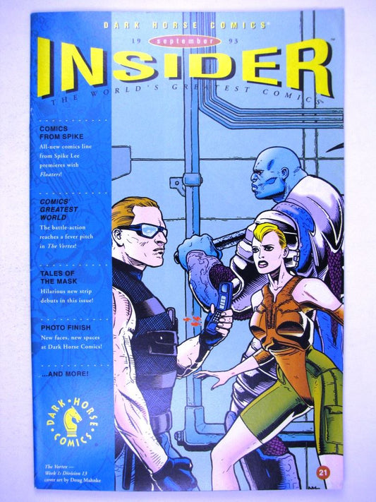 Dark Horse Comics: INSIDER SEPTEMBER 1993 # 21E56