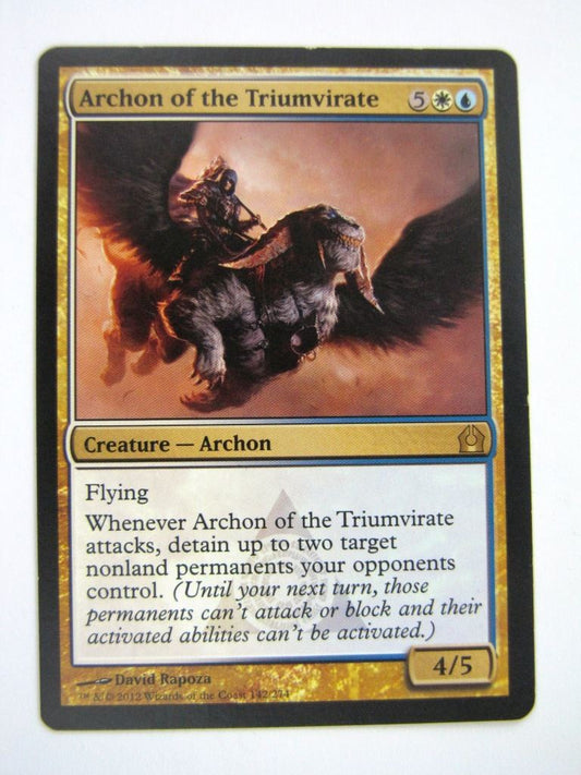 MTG Magic Played Cards: ARCHON OF THE TRIUMVIRATE # 6J72
