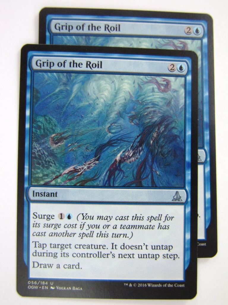 MTG Magic Cards: Oath of the Gatewatch: GRIP OF THE ROIL x2 # 4J45