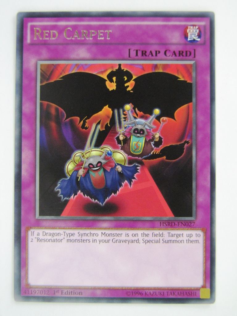 Yugioh Cards: RED CARPET HSRD RARE # 2F7