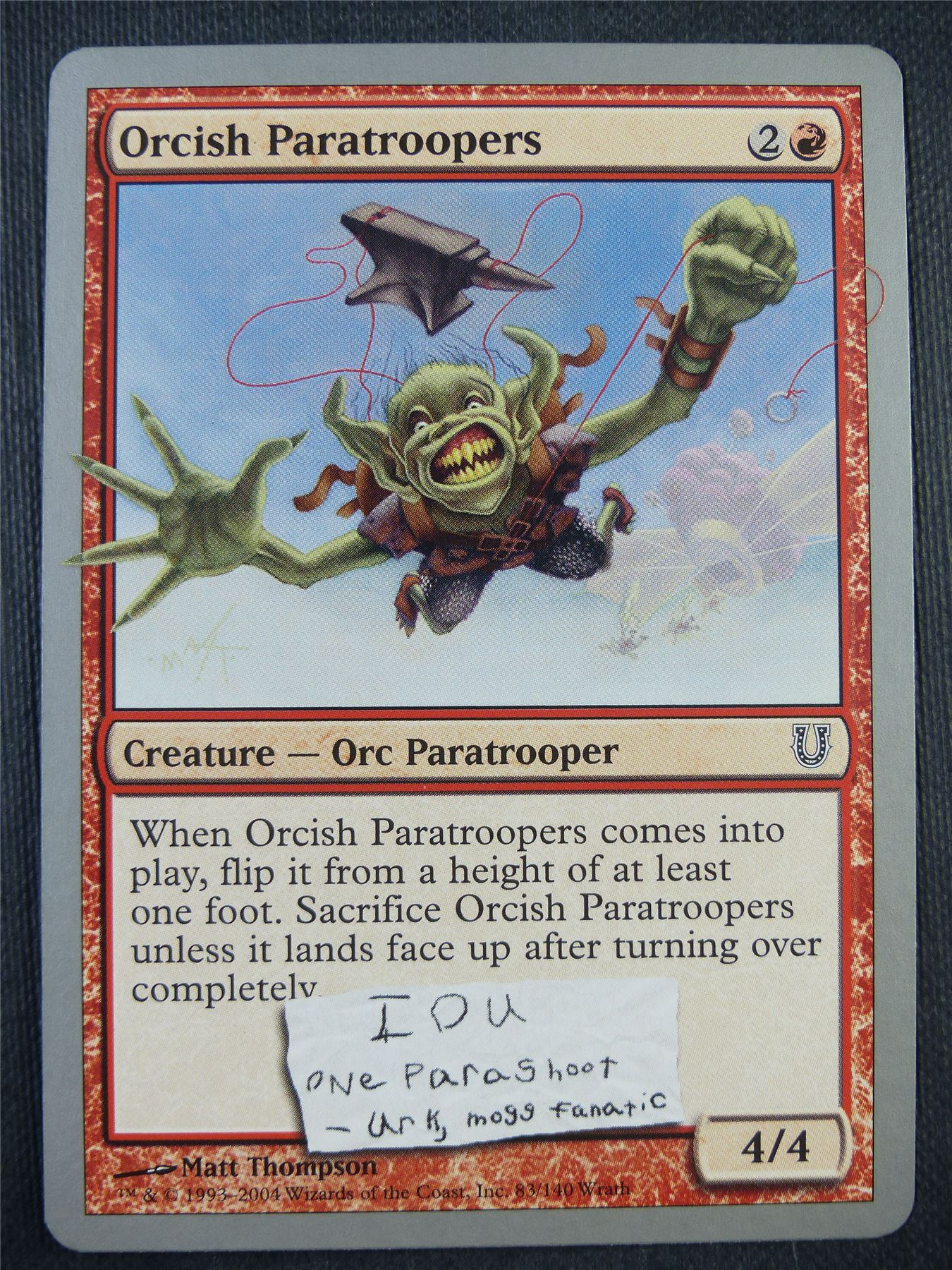 Orcish Paratroopers - Mtg Card #9DW