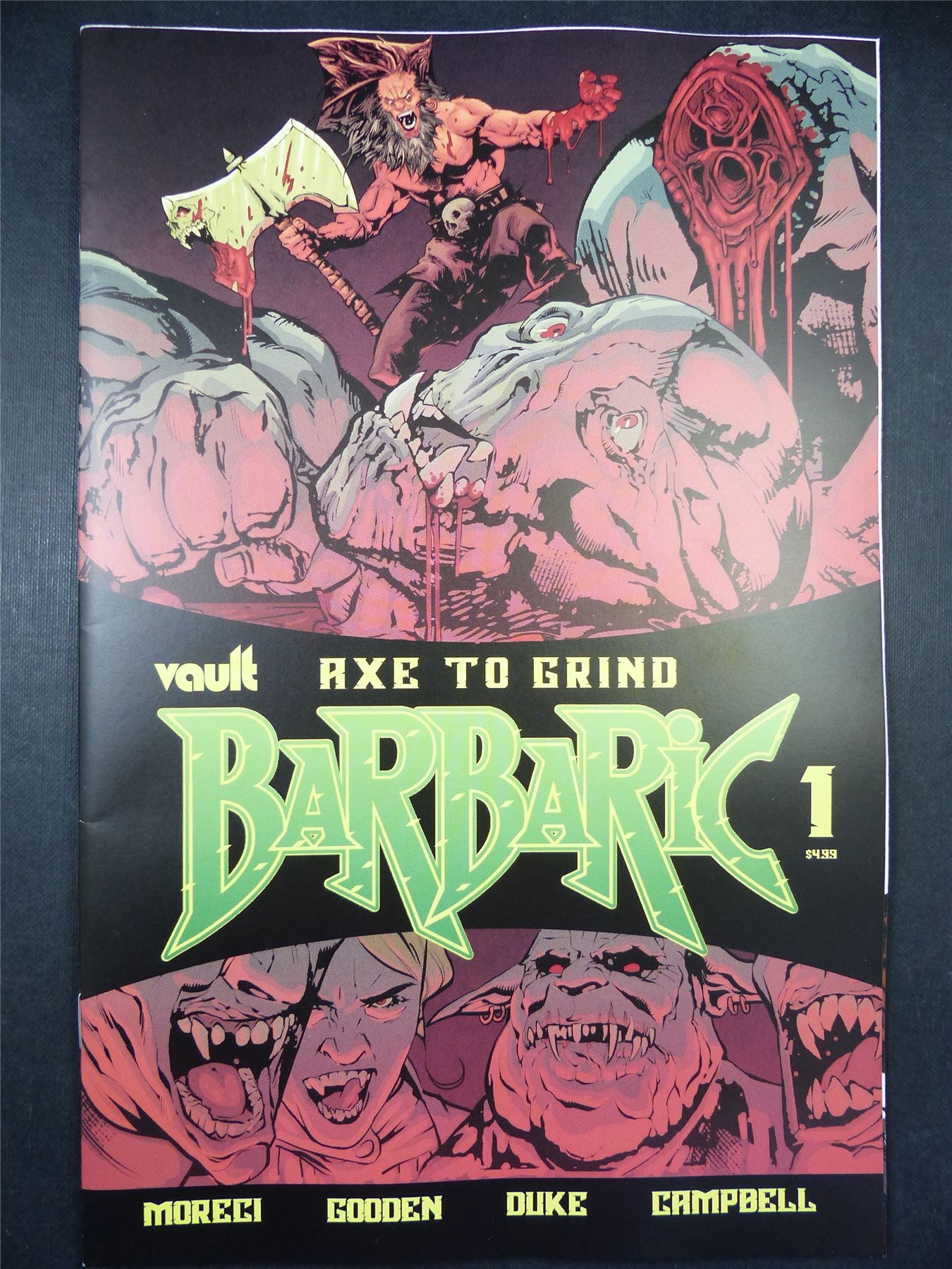 BARBARIC: Axe to Grind #1 - Aug 2022 - Vault Comics #621