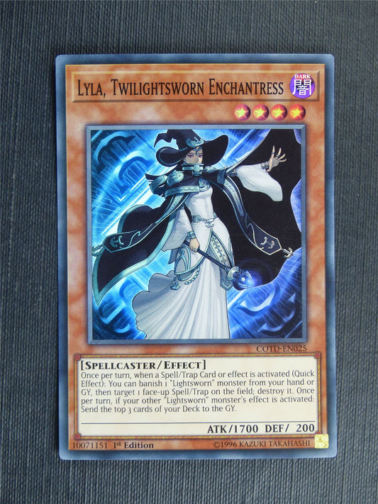 Lyla Twilightsworn Enchantress COTD Super Rare - 1st ed - Yugioh Cards #10J