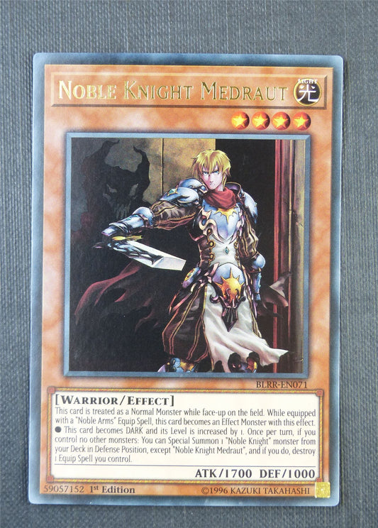 Noble Knight Medraut BLRR 1st Ed - Ultra Rare - Yugioh Card #7F8