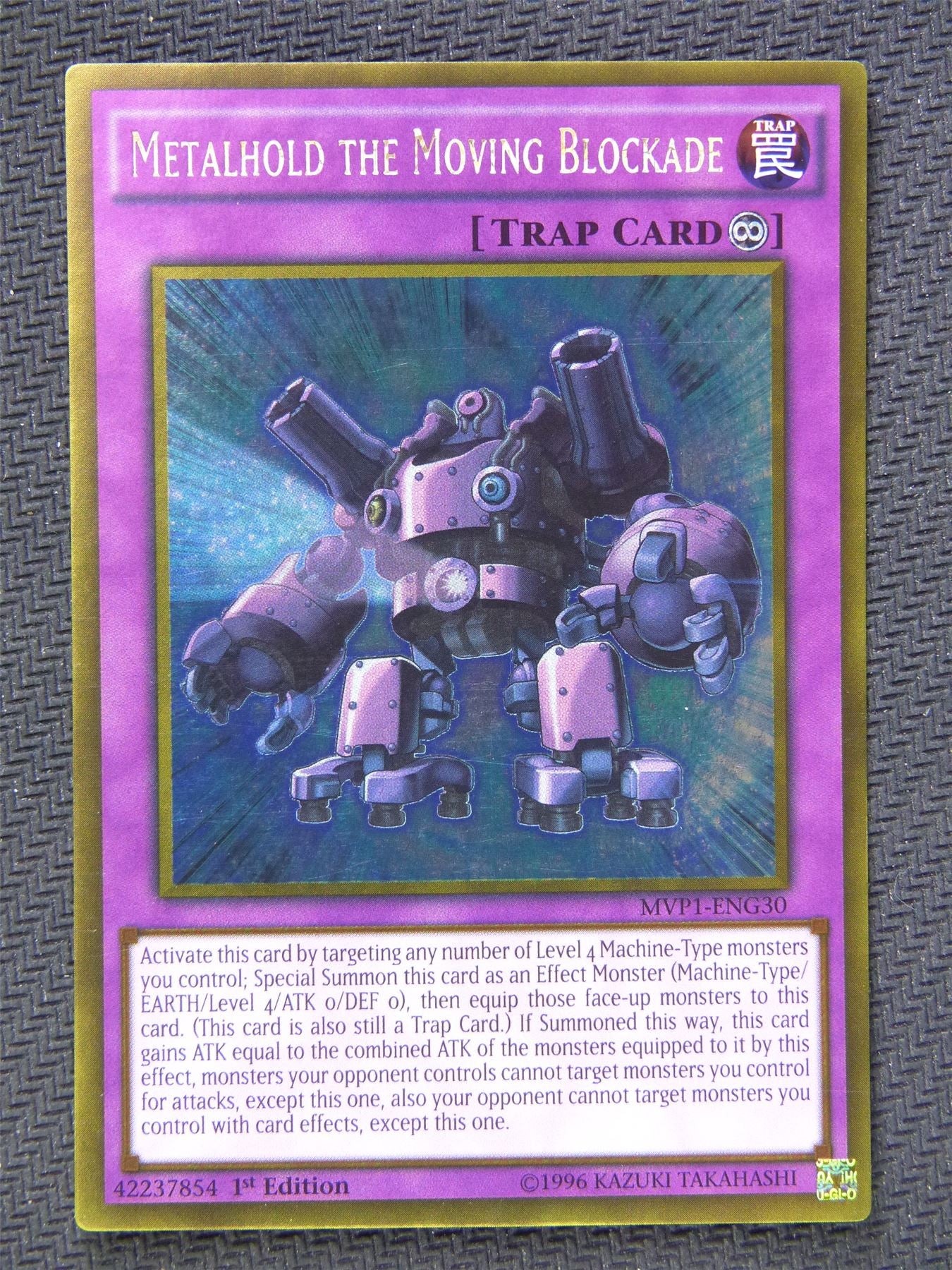 Metalhold Moving Blockade MVP1 Gold - Ultra Rare - Yugioh Card #65R