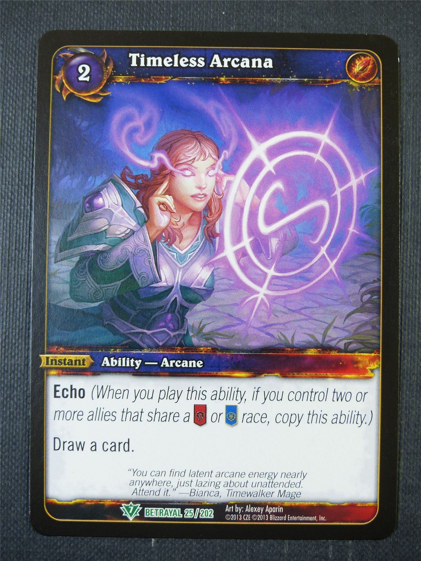 Timeless Arcana 25/202 - WoW Card #1AK