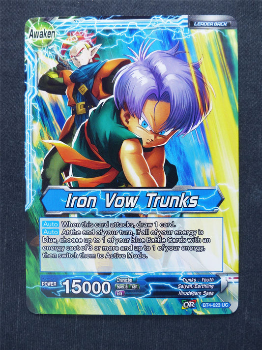 Iron Vow Trunks - Dragon Ball Super Cards #I8