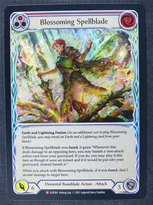 Blossoming Spellblade M Foil Red - 1st Ed Tales of Aria - Flesh and Blood