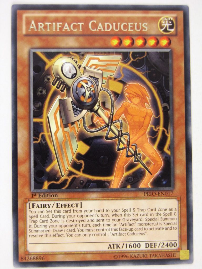 Yugioh Cards: ARTIFACT CADUCELIS PRIO RARE: Primal Origin