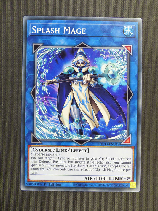 Splash Mage - ETCO - 1st ed Yugioh Card