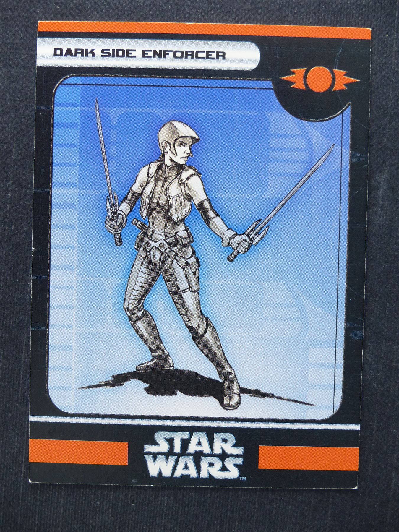 Dark Side Enforcer 9/60 - Star Wars Miniatures Spare Cards #BA