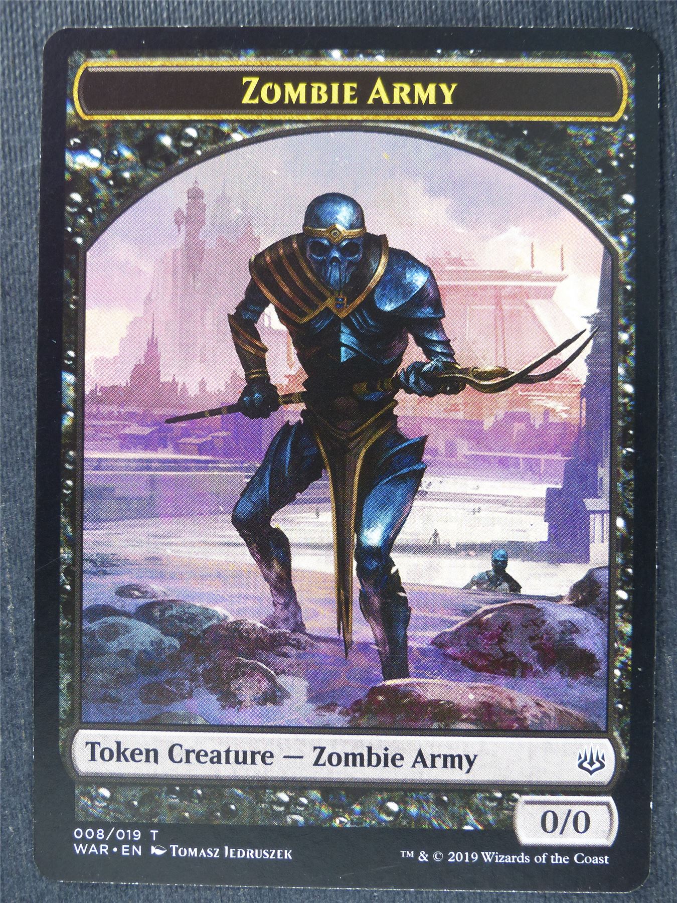 Zombie Army 008/019 Token - Mtg Magic Cards #1Q8