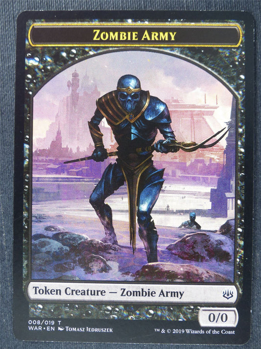 Zombie Army 008/019 Token - Mtg Magic Cards #1Q8