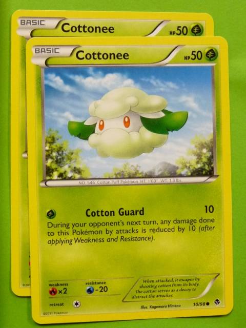 POKEMON B&W Emerging Powers x2 - COTTONEE 10/98