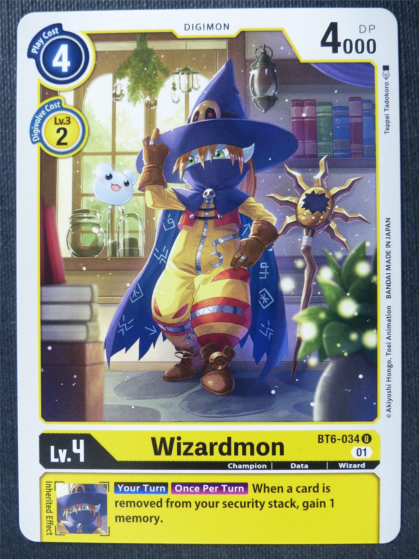 Wizardmon BT6-034 U - Digimon Card #4JI