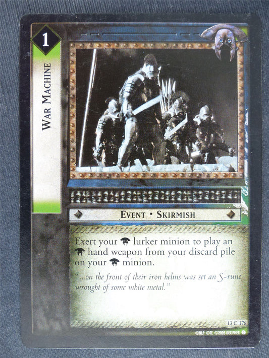 War Machine 13 C 176 - played - LotR Cards #L9