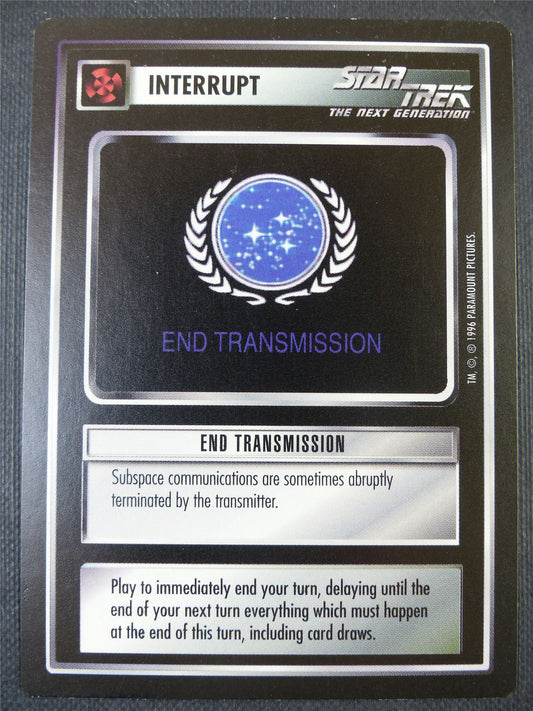 End Transmission - NG - Star Trek Card #687