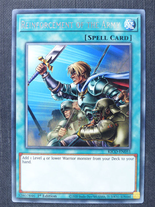 Reinforcement of the Army KICO Rare - 1st ed Yugioh Cards #352