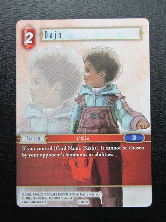 Final Fantasy Cards: DAJH 1-017R # 25B39