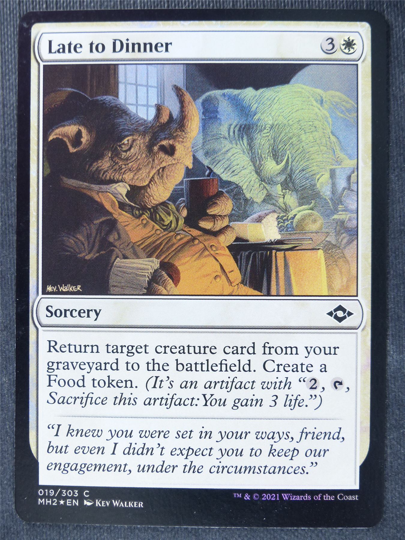 Late to Dinner Foil - Mtg Magic Cards #1VI