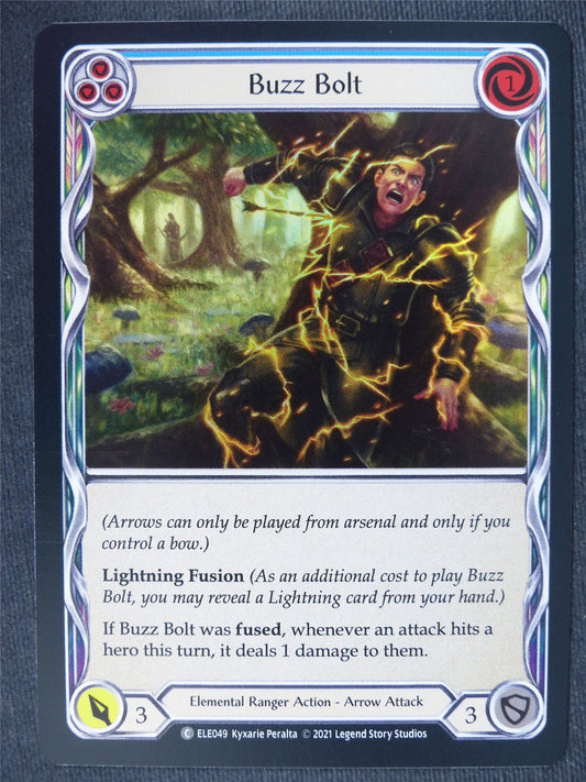 Buzz Bolt C Foil Blue - 1st Ed Tales of Aria - Flesh and Blood