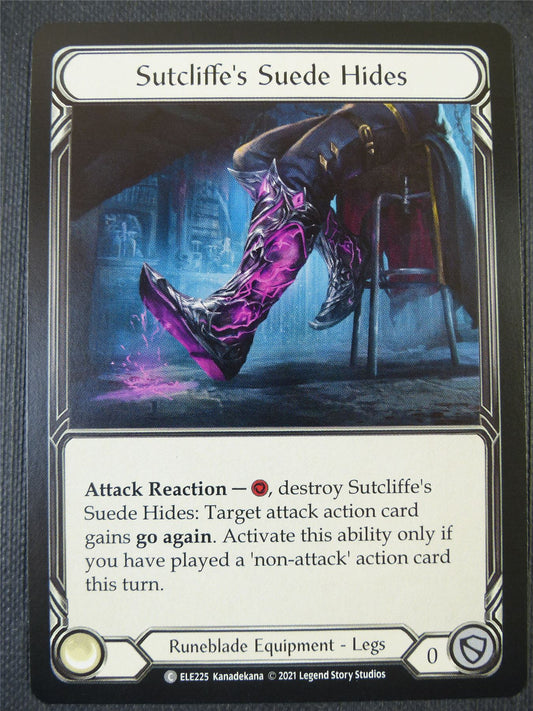 Sutcliffe's Suede Hides - Tales of Aria 1st ed - Flesh and Blood Card #65H