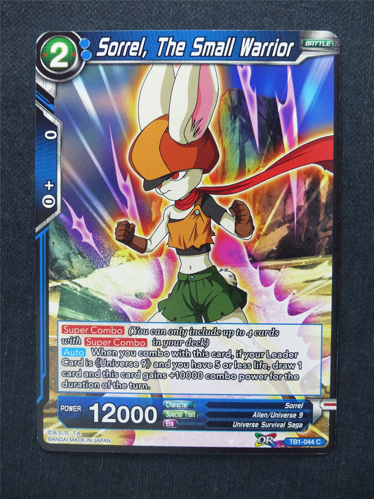 Sorrel The Small Warrior - Dragon Ball Super Cards #BK