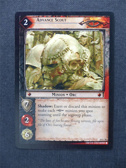 Advance Scout 10 U 78 - LotR Cards #87