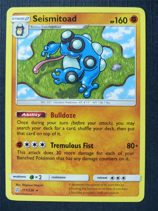 Seismitoad 117/236 - Pokemon Card #3BU