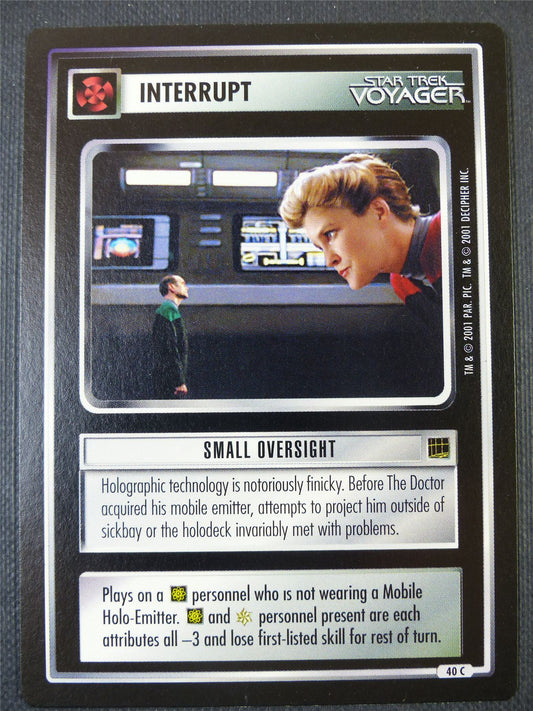Small Oversight - Voyager - Star Trek Card #67R