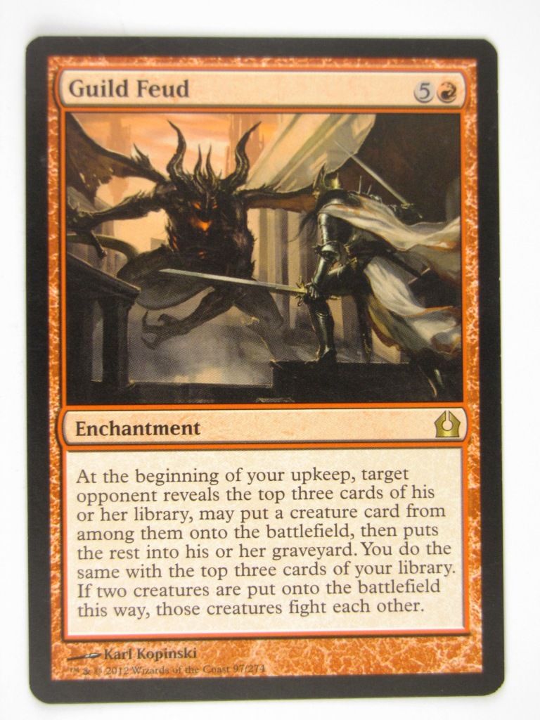 Mtg - GUILD FEUD - Played Rare
