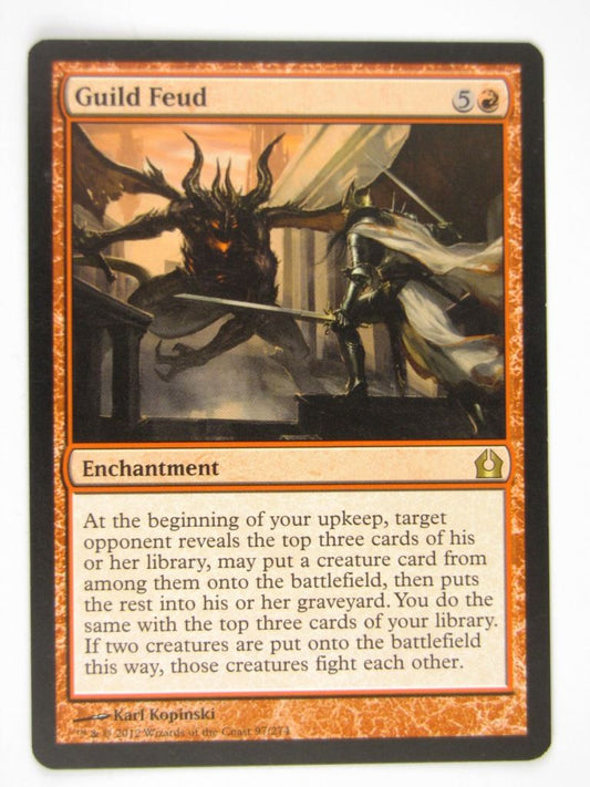 Mtg - GUILD FEUD - Played Rare