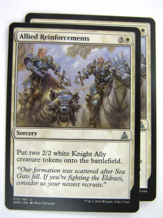 MTG Magic Cards: Oath of the Gatewatch: ALLIED REINFORCEMENTS x2 # 4J73
