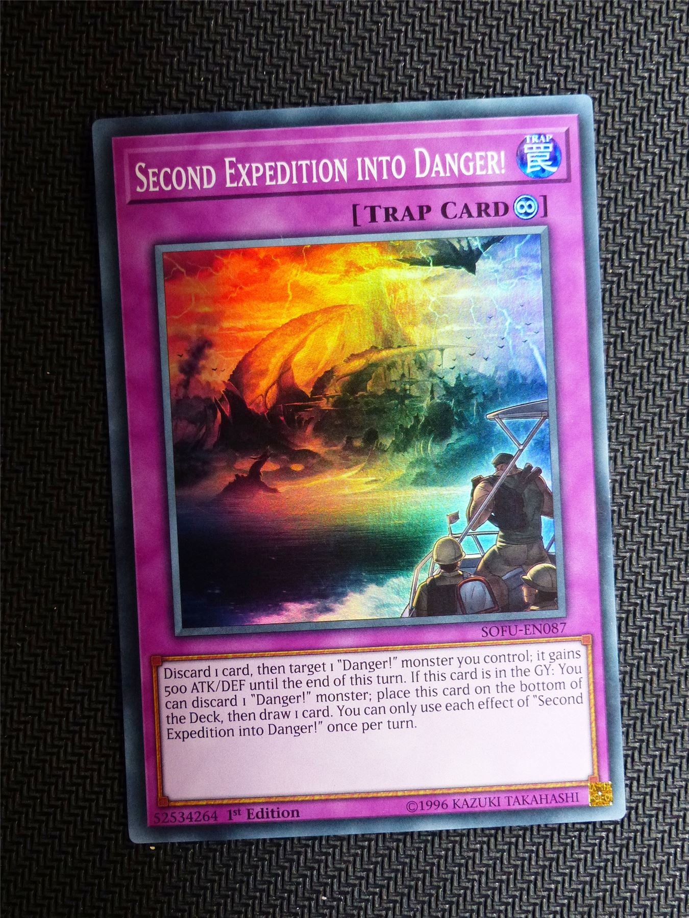 Second Expedition Into Darkness - SOFU - Super Rare - Yugioh Card # 1E48