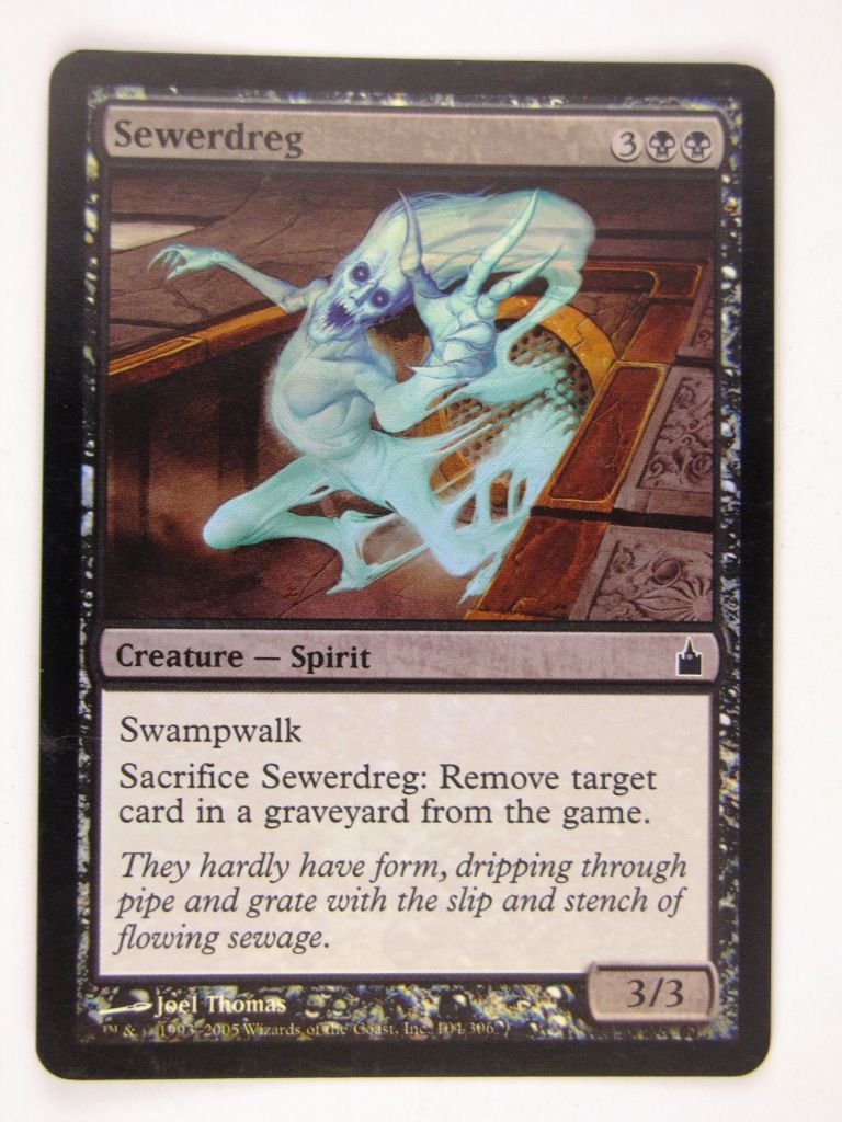 Mtg FOIL - SEWERDREG - played