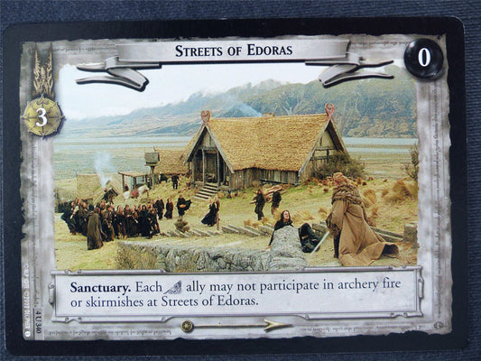 Streets of Edoras 4 U 340 - played - LotR Cards #HE