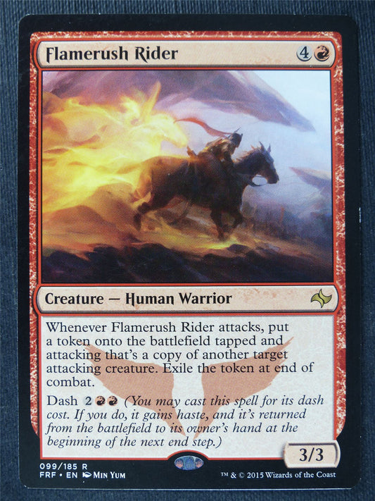 Flamerush Rider - Mtg Magic Cards #SJ