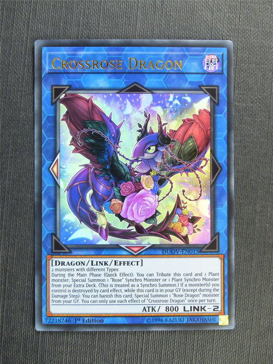 Crossrose Dragon DUOV Ultra Rare - 1st ed - Yugioh Cards #2W2