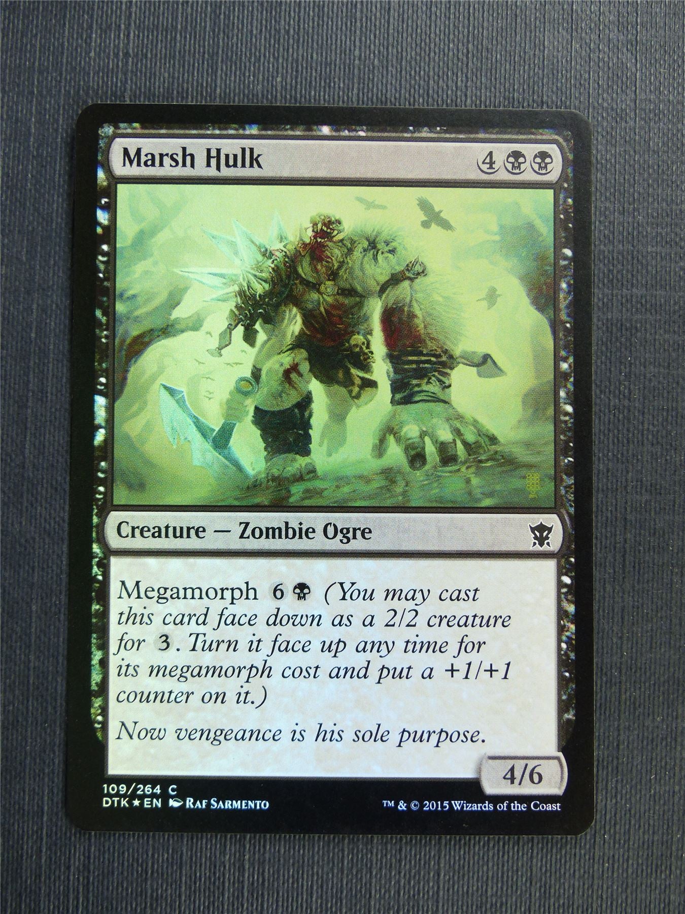 Marsh Hulk Foil - Mtg Magic Cards #5BN