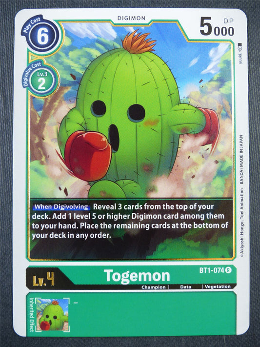 Togemon BT1-074 R - Digimon Card #9GP