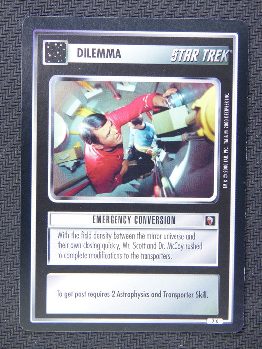 Dilemma Emergency Conversion - Star Trek CCG #56S