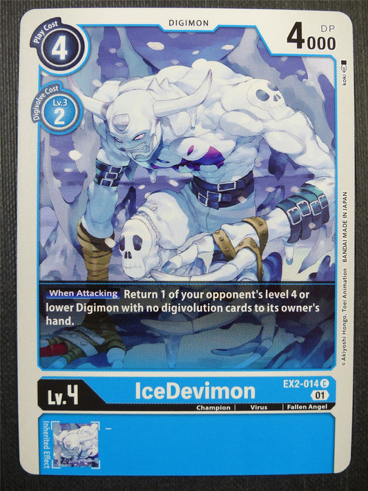 IceDevimon EX2 - Digital Hazard - Digimon Card #4K7